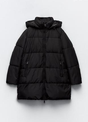 Пуховик zara  куртка zara