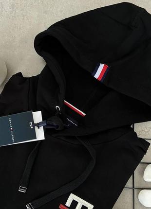 Мужское худи брендовое tommy hilfiger black5 фото