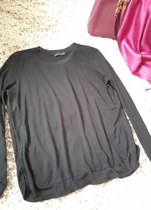 Базовый  черный ,нежный свитер,zara,  p. s-m5 фото