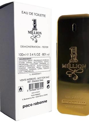 Paco rabanne 1 million 100 ml tester1 фото