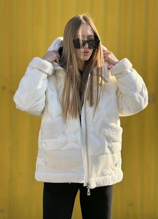 Біла куртка бренду visdeer1 фото