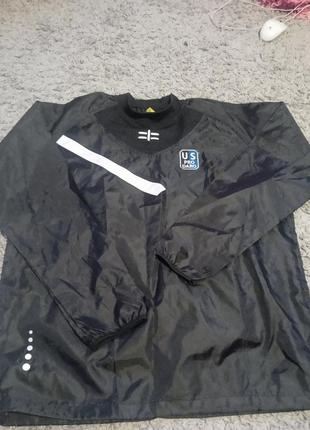 Мужской реглан кофта спортивная ветроотталкивающая ткань primato итальялия новый размер м