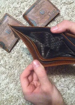Гаманець чоловічий портмоне 100$ долар5 фото