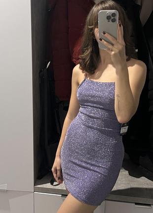 Блискуча міні сукня, h&m