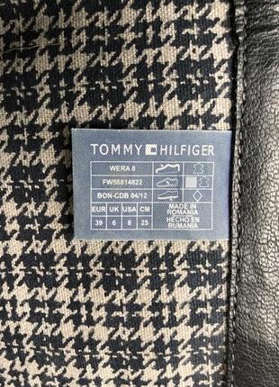 Темно-синие замшевые ботинки от tommy hilfiger5 фото