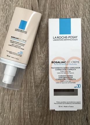 Cc крем с тоном корректирующий la roche-posay rosaliac cc cream spf 301 фото