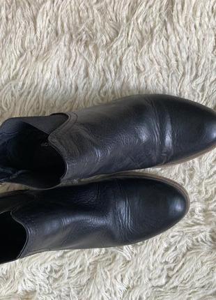 Кожаные туфли челси ботинки на осень4 фото