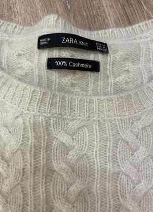 Zara кашемировый свитер4 фото