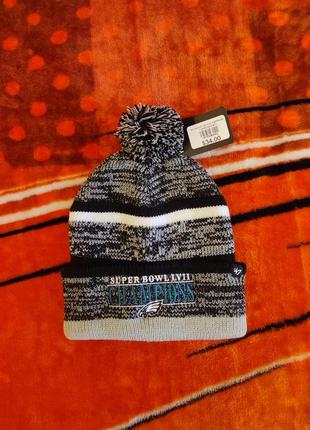 💯🏈 оригинал. теплая шапка'47 brand x nfl philadelphia aagles.
