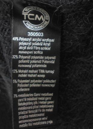 Стильный свитер смесового состава с мохером