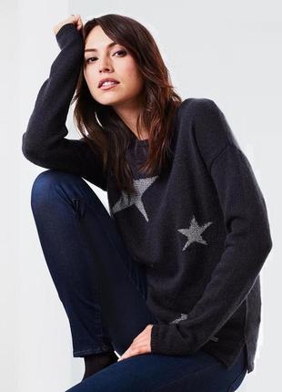 Стильный свитер смесового состава с мохером