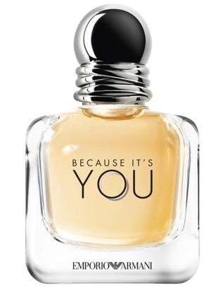 Emporio armani because it’s you 100ml2 фото