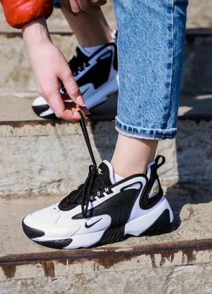 Кросівки nike zoom 2k white / black кроссовки10 фото