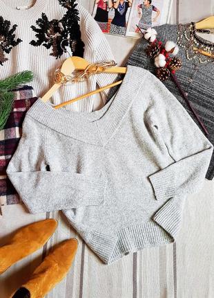 Джемпер светер женский с широкой горловиной2 фото