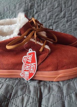 Нові хайтопи зимові кросівки vans на хутрі натуральний замш nike zara2 фото