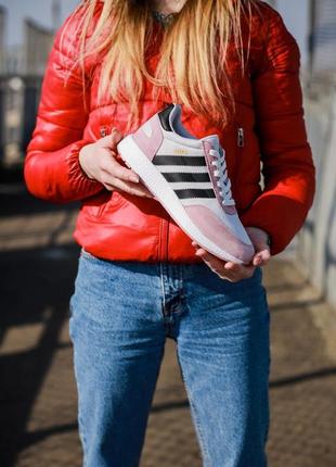 Кросівки adidas iniki runner pink core black/white кроссови8 фото