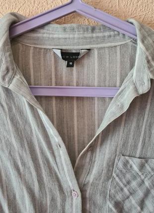 Интересная рубашка в полоску с узлом new look10 фото