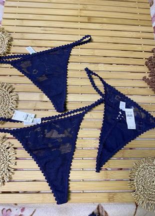 Трусики труси стринг стрінги aerie акція 100 грн  3 штуки