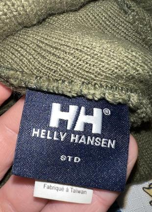 Шапка helly hansen khaki, оригинал, one size unisex4 фото