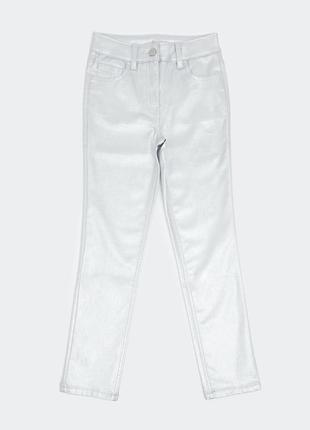 Ефектні срібні джинси, сріблясті джинси