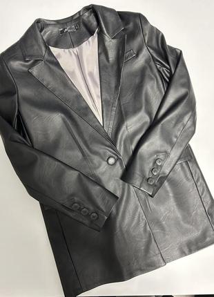 Пиджак из искусственной кожи1 фото
