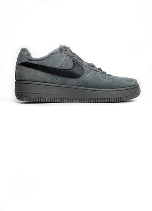 Nike air force 1 (серые) кроссовки2 фото