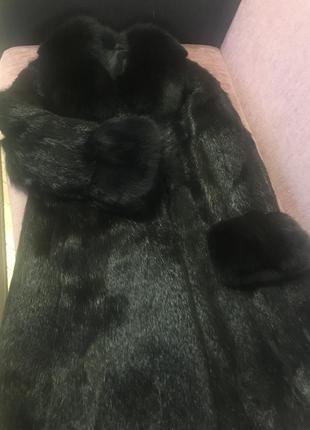 Шуба из меха нутрии