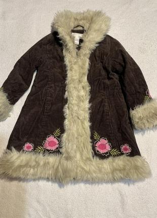 Стильное детское пальто