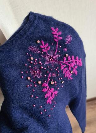 Кашемировый мягенький свитер шерсть + кашемир manor 🌺3 фото