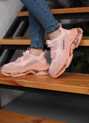 B@lenciaga! pink, жіночі кросівки