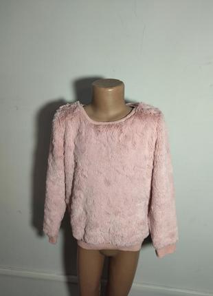 Детский мохнатый  свитер, на 6-7 лет, рост 116-122 см