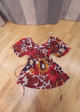 Удлиненная блуза