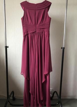 Вечернее платье вишневого цвета jacques vert4 фото