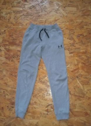 Флисовые коттоновые теплые спортивные штаны under armour