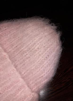 Тепла шапка з вовни альпаки2 фото