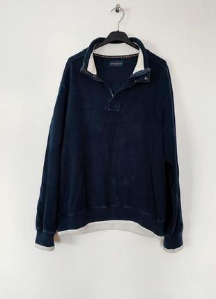 Мужская кофта henri lloyd теплая вельветовая велюровая темно мойка черная брендовая фирменная