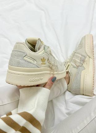 Демісезон жіночі кросівки adidas forum beige3 фото