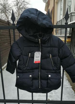 Фото 171 нова зимова курточка на флісі zara на зріст 116 см