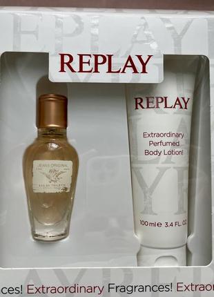 Replay jeans original for her туалетна вода жіноча, 20 ml