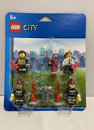 Lego city набір мініфігурок пожежники (850618)