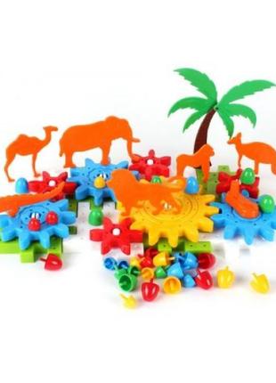 Конструктор "животные" 66 деталей