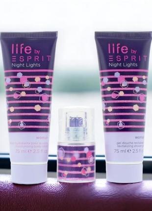 Набор esprit life night lights eau de toilette 3 pieces gift set women