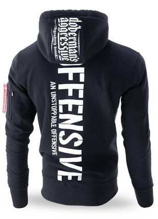 Худи мужское dobermans aggressive unstoppable offensive infinite (m)