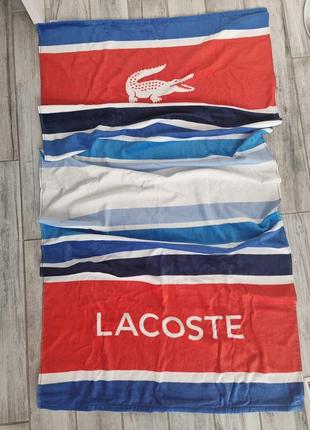 Пляжное полотенце полотенце lacoste