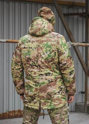 Куртка тактическая камуфляжная мультикам , парка зимняя мужская мультикам2 фото