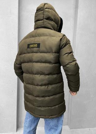 Зимняя куртка canada goose олива вт 7514 (к1 9-02)7 фото