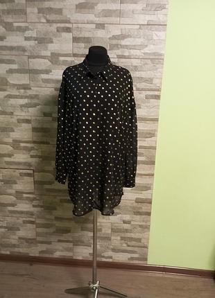 Блуза шифон 52-56 розмір