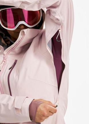 Куртка лыжная женская fr500 для фрирайда розовая - m10 фото