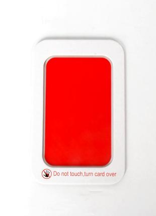 Комплект для создания отпечатков детских ручек и ножек (набор для создания слепков) красный