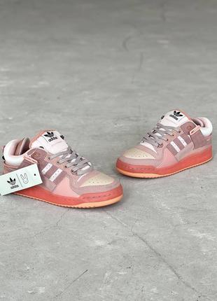 Кросівки adidas forum low bad bunny pink2 фото